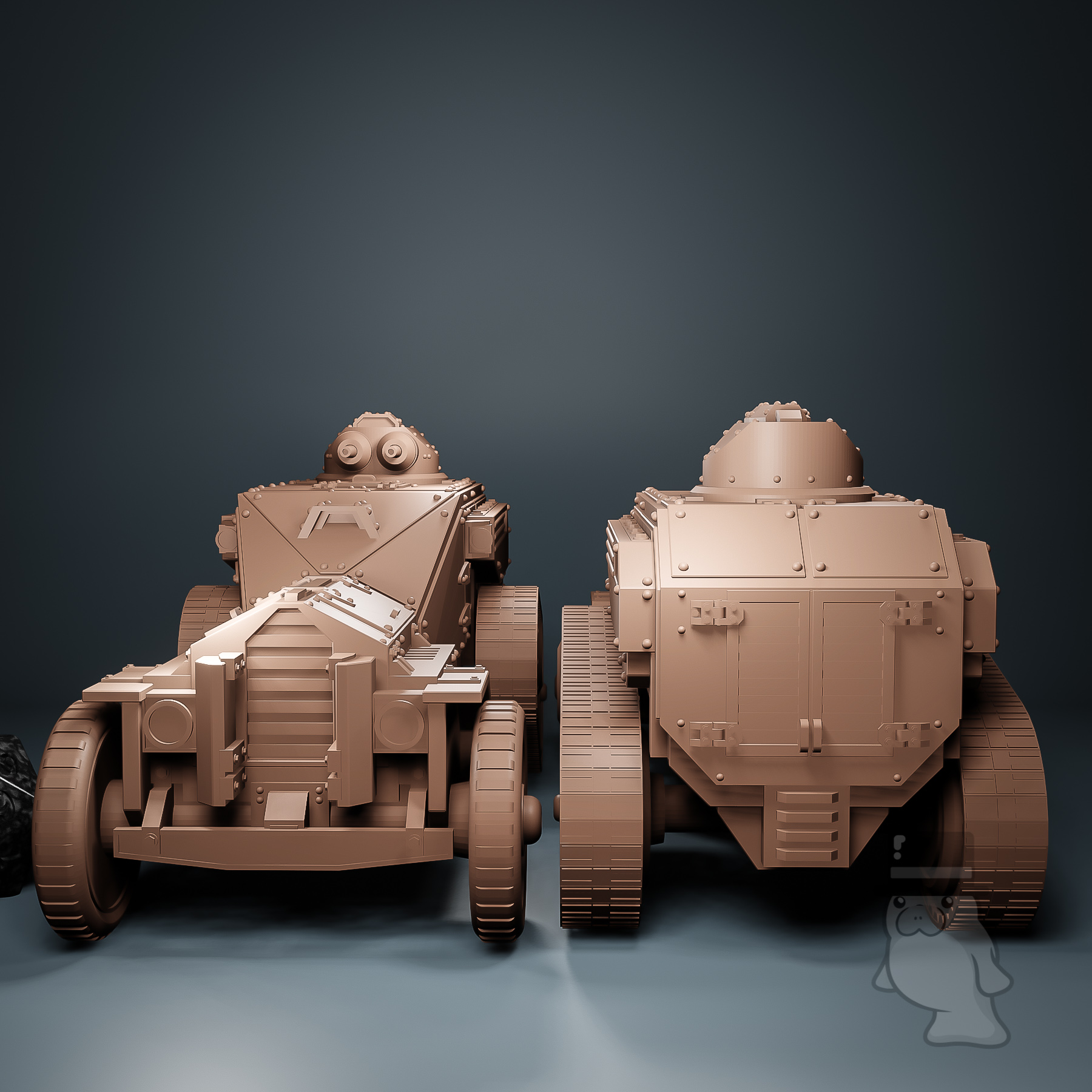 American Armored Car 'Scott' E.C.S.O Filamentio Mini Manatee New